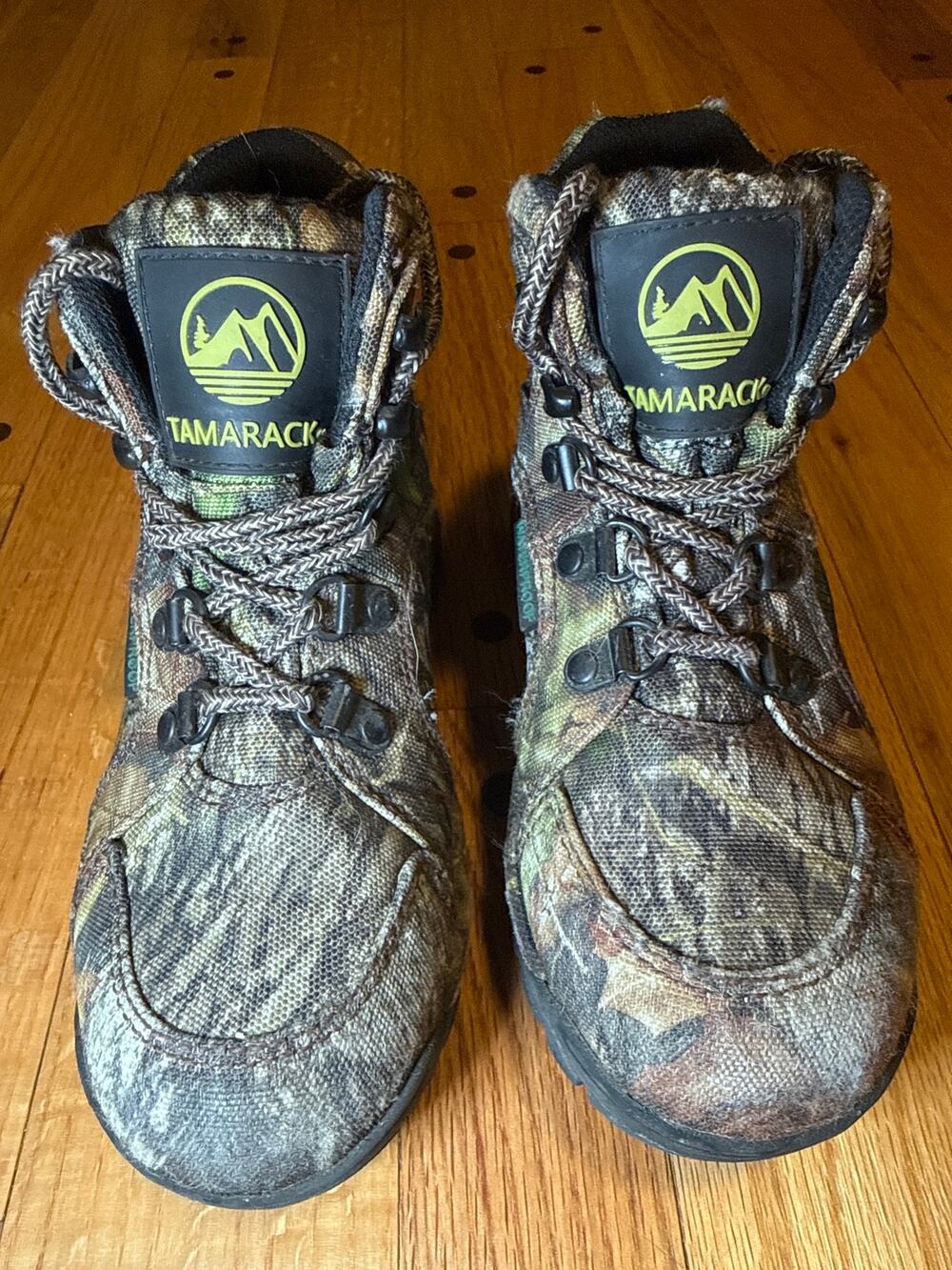 Tamarack Camo Hiking Boots Kids Sz 1 Hunting Outdoor Trail Lace Up Unisex